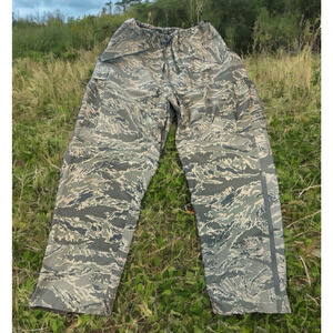 US Military GORE-TEX All Purpose Pants Size Large Long Camouflage Trousers EUC
